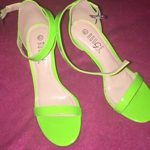 Neon heels